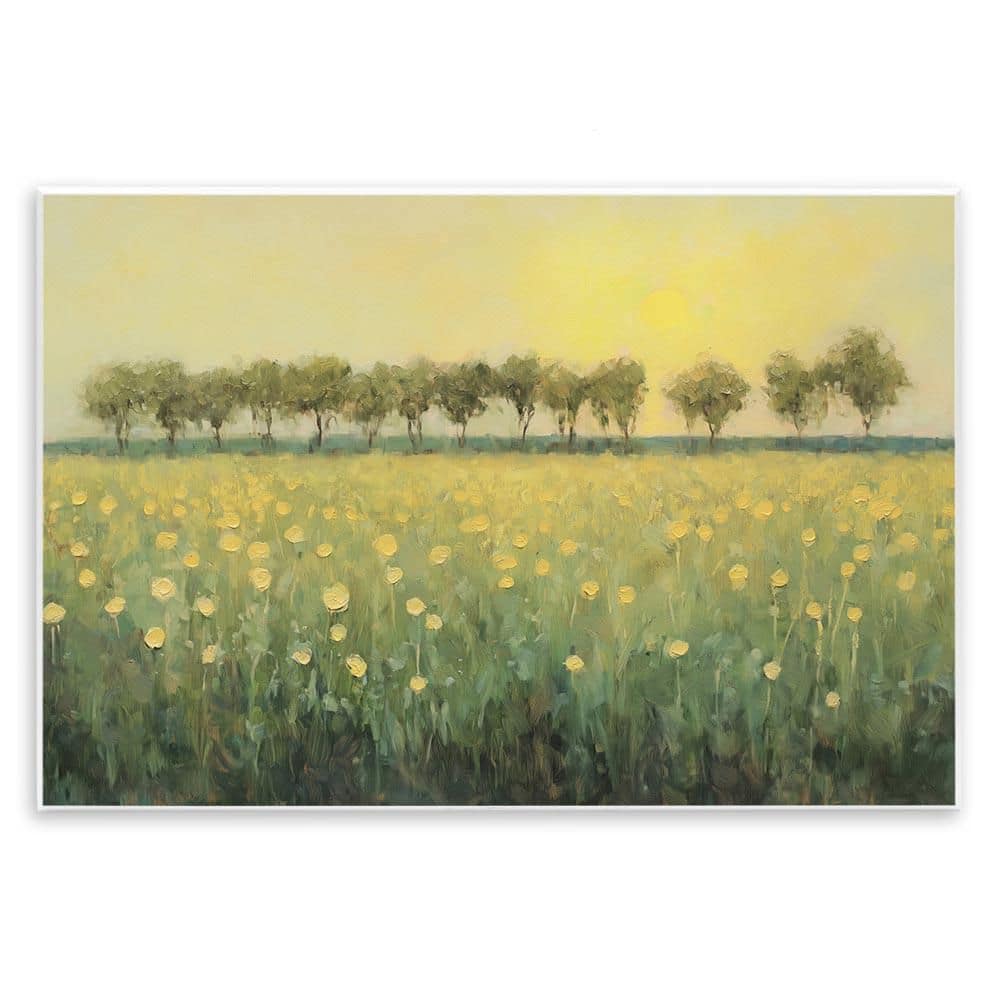Golden Field Meadow by Gina Kelly Unframed Nature Graphic Art Print 13 in. x 19 in. price history on PriceWatchPro