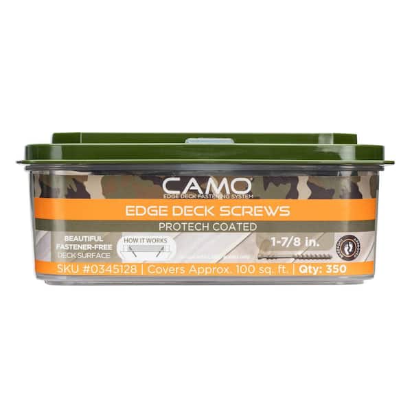 CAMO 1-7/8 in. Exterior Decking Screw - Edge Hidden Deck Fasteners (350-Count)