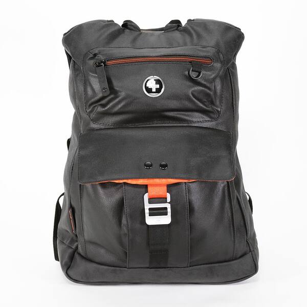 SwissDigital Logic Laptop 18 in. Black Backpack