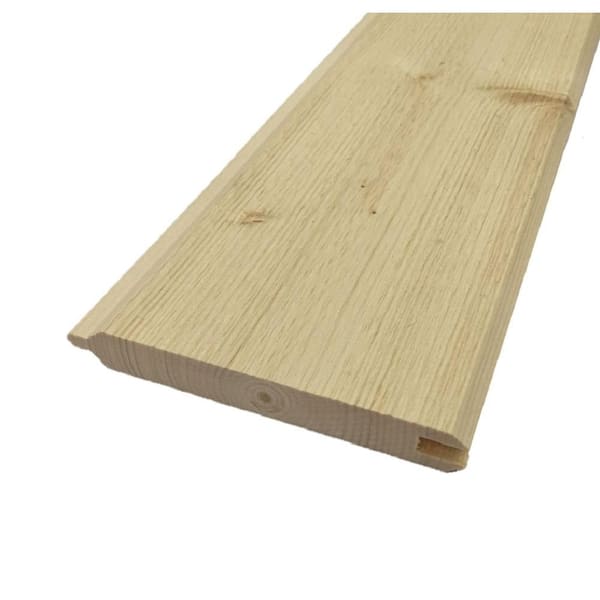 Unbranded 1 in. x 6 in. x 12 ft. Pine Tongue and Groove Siding Plank Common Softwood Boards