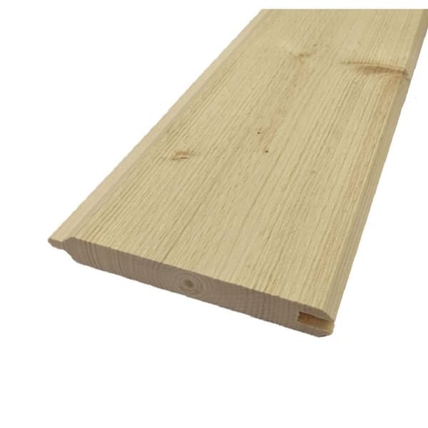 Unbranded 1 in. x 6 in. x 10 ft. Pine Tongue and Groove Common Softwood Boards Siding Plank
