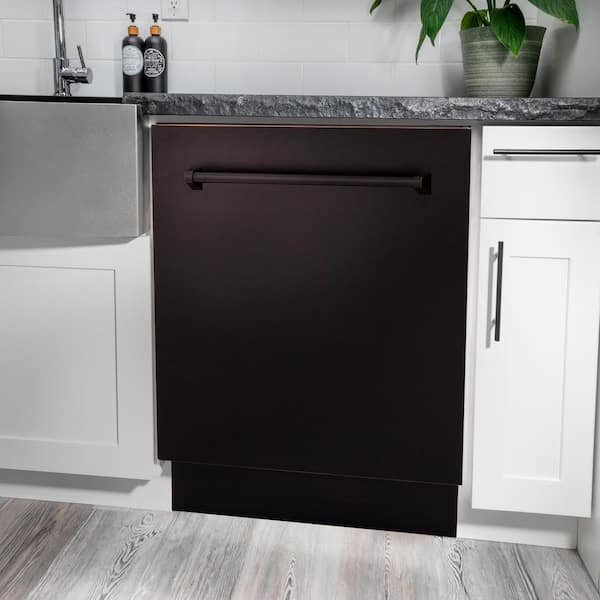 Tallac Series 24 in. Top Control 8-Cycle Tall Tub Dishwasher with 3rd Rack in Oil Rubbed Bronze