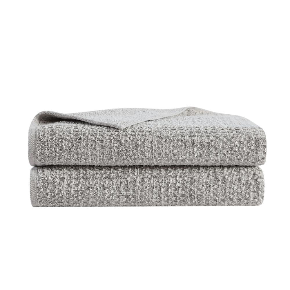 Tommy Bahama Northern Pacific 2Piece Gray Cotton Bath Towel Set