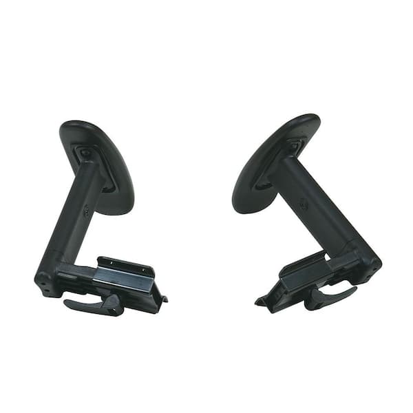 Office Star Products Black Adjustable Drafting Chair Arms