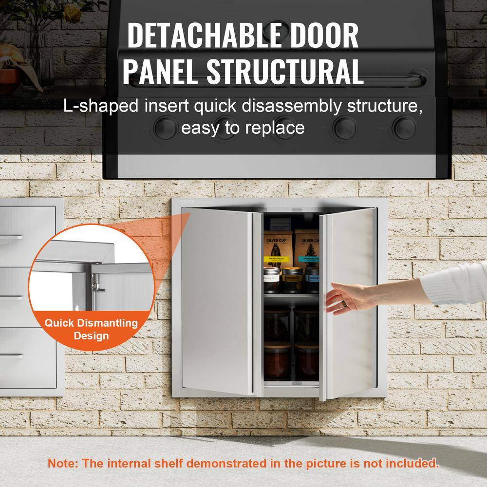 Stainless Steel 26x24 Inch Outdoor Kitchen Access Door