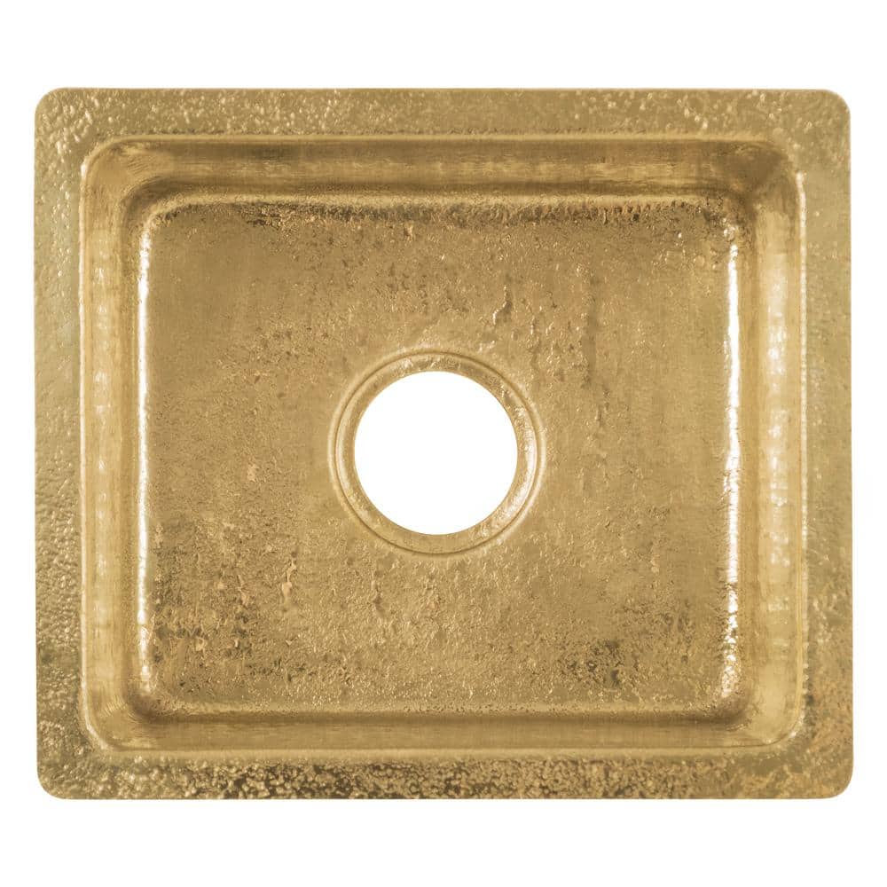 Terra Firma 16'' Brass Drop-In Single Bowl Sink
