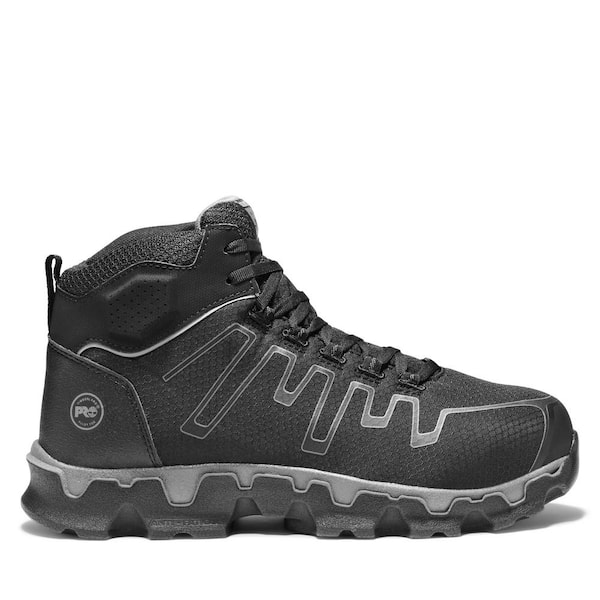 Timberland PRO Men's Powertrain Sport EH Athletic Mid Work Shoe - Alloy Toe Black Size 11M