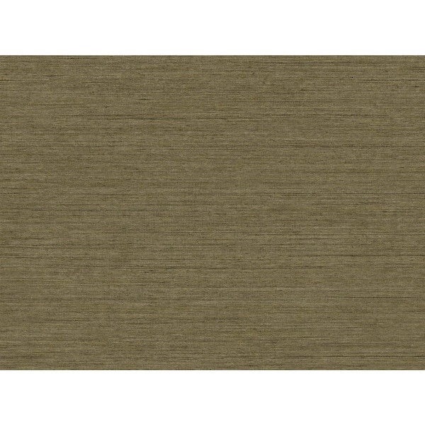 60.75 sq. ft. Burlap Threaded Embossed Vinyl Unpasted Wallpaper Roll