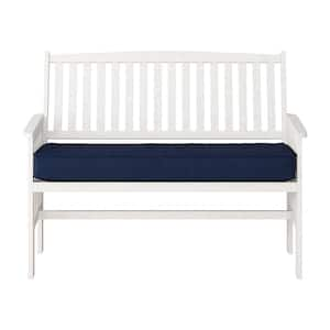 Miramar Whitewashed Hardwood Outdoor Bench