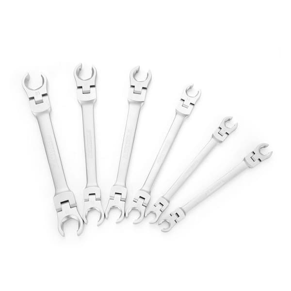 OEMTOOLS 6-Piece Flex Head Flare Nut Wrench Set (Metric) 22064