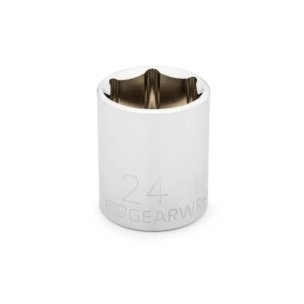 1/2 in. Drive 6 Point Metric Standard Socket 24 mm