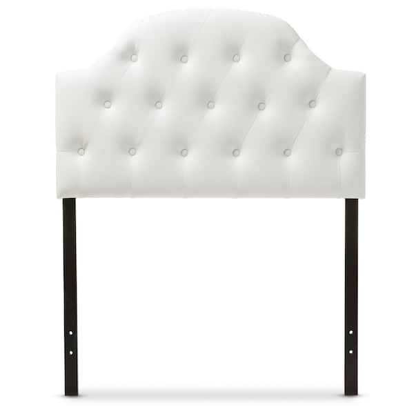 Baxton Studio Morris White Twin Headboard