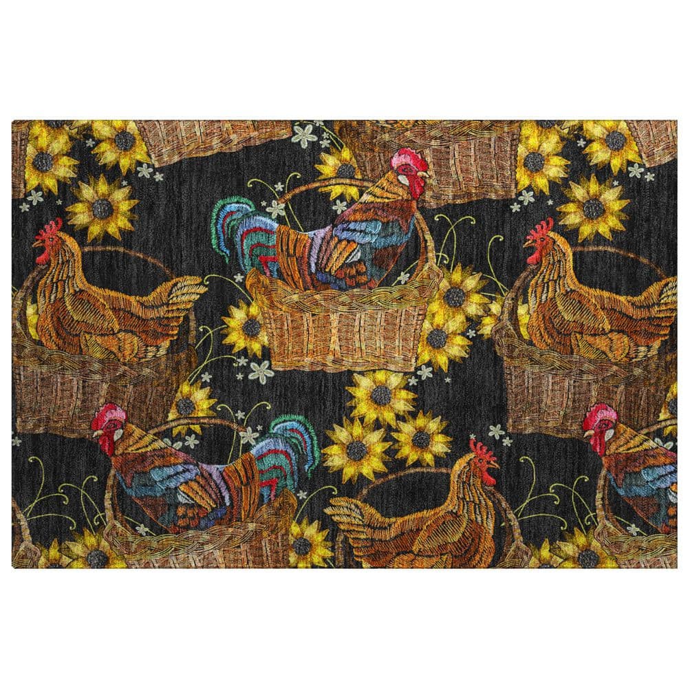 Dream Shag Premium Machine Washable Abstract ADS157 Midnight 2 ft. x 3 ft. Accent Rug price history on PriceWatchPro