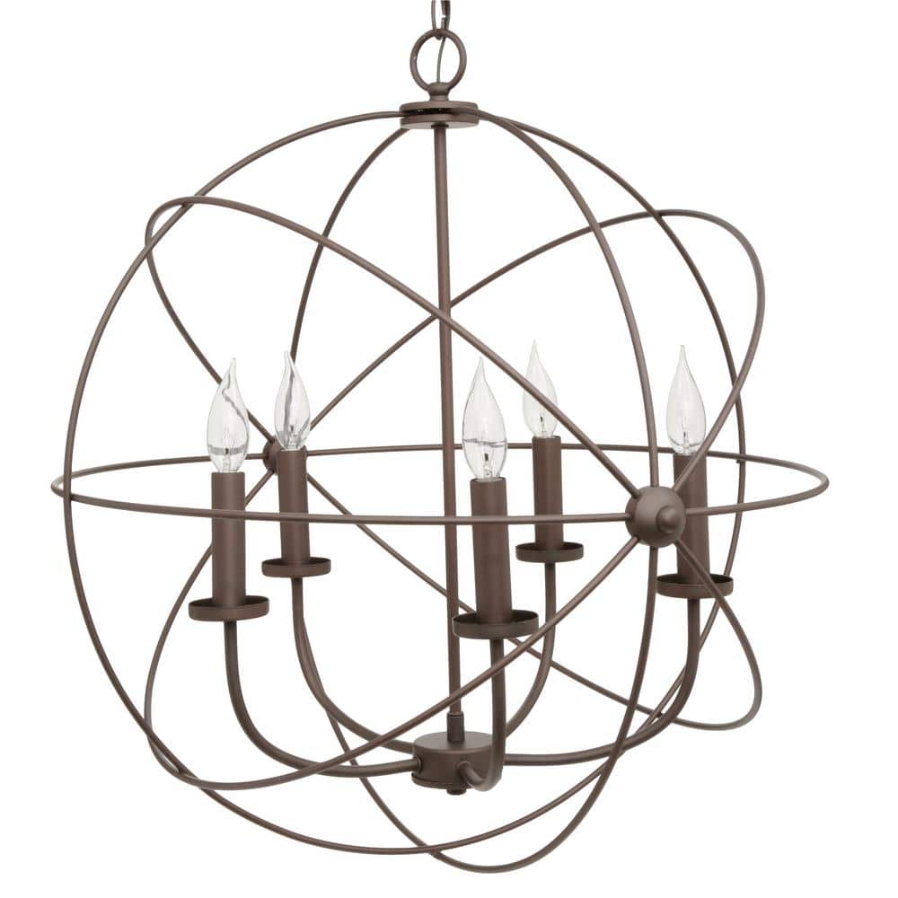 Sumerside 5-Light Oil Rubbed Bronze Spherical Chandelier