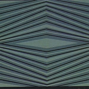 Falkirk Dandy II Blue Grey Chevron Geometric Peel and Stick Wallpaper Border