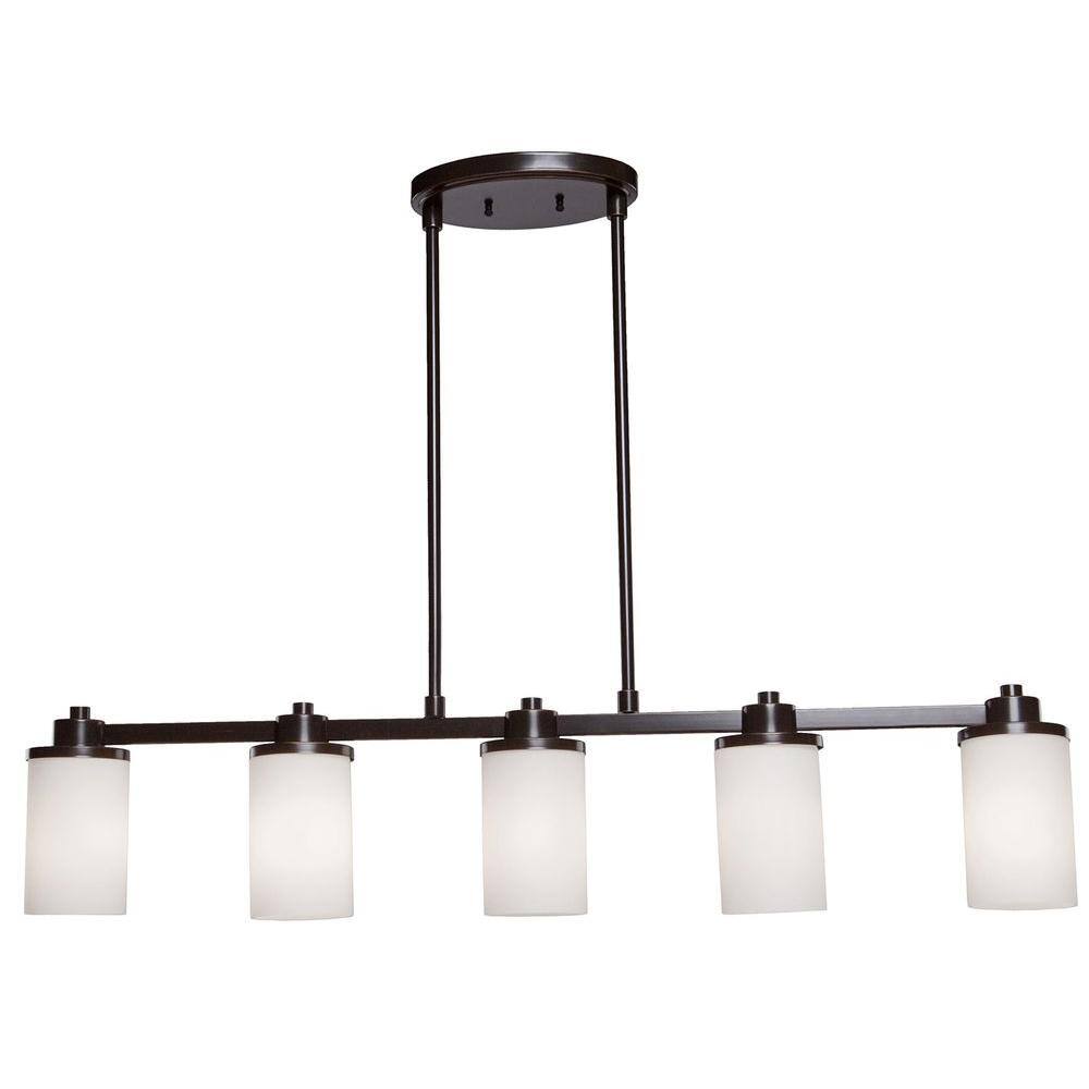 ARTCRAFT Parkdale 5-Light Oil-Rubbed Bronze Island Light CLI-ACG130653