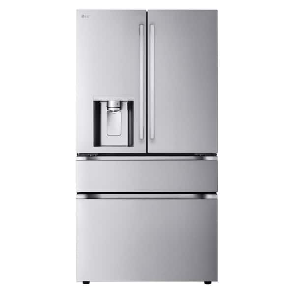 29 cu. ft. Smart Standard-Depth MAX French Door Refrigerator with Full-Convert Drawer in PrintProof Stainless Steel