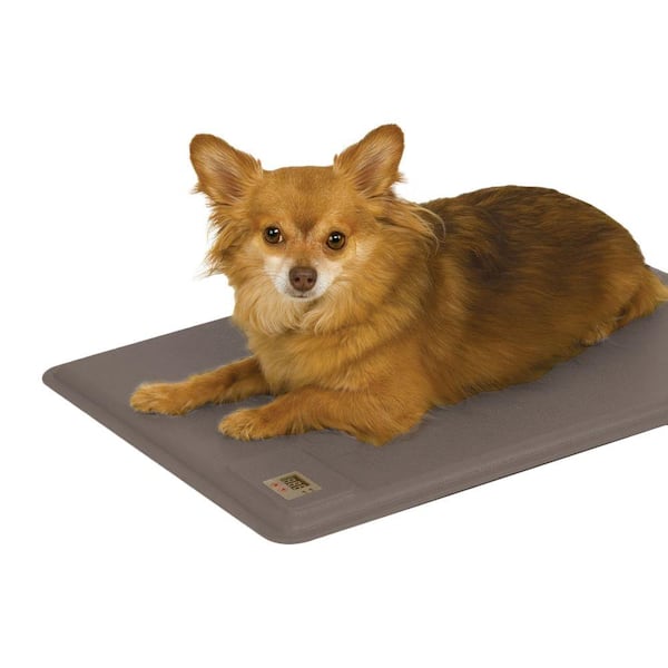 K&H Pet Products Lectro-Kennel Deluxe Small Gray Heated Dog Pad
