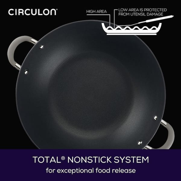 Circulon Elementum Wok, Covered, 14 Inches - 1 wok