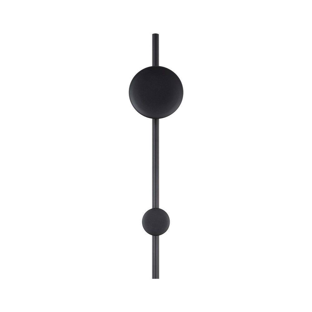 Clocker 28 in. 1-Light Black Integrated LED Wall Sconce with Acrylic Diffuser 4CCT price history on PriceWatchPro