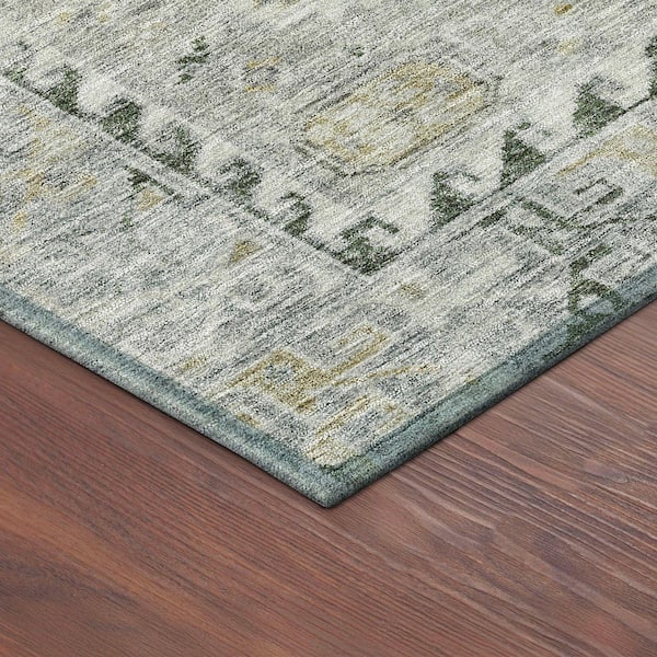 Chantille Machine Washable Indoor/Outdoor Abstract ACN2357 Taupe 2 ft. x 3 ft. Accent Rug