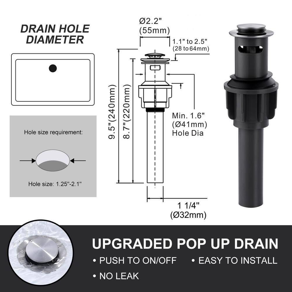 Brushed Nickel 8-Inch Widespread Double Handle Bathroom Faucet