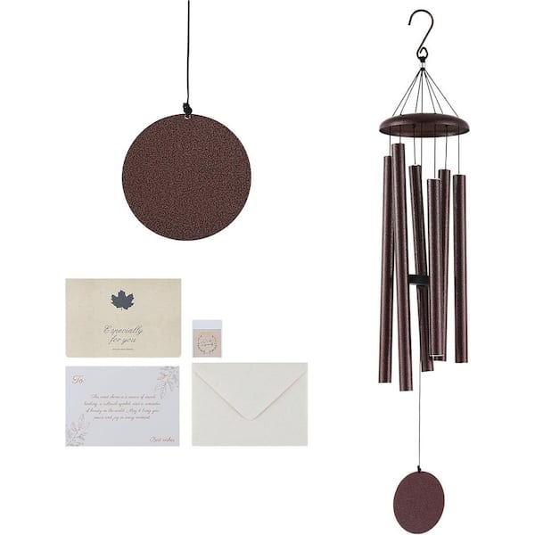 45 in. Memorial Wind Chimes for Outside-Professional Deep Tone Gift for Mother's Day, Father's Day, Birthdays