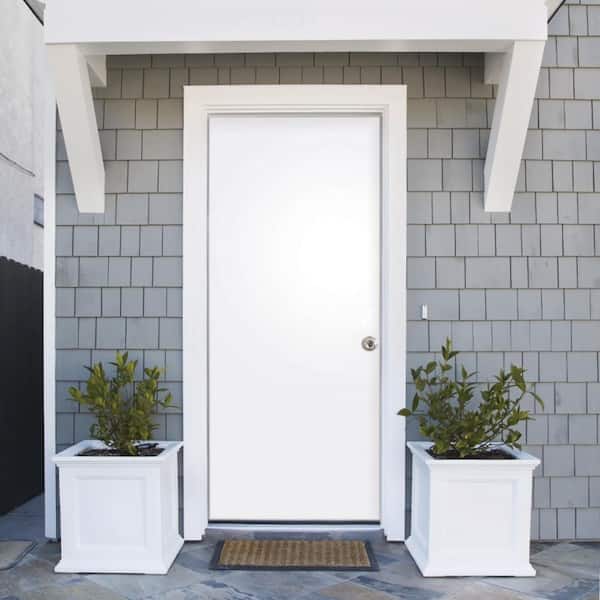 Element Series Flush Primed Steel Prehung Front Door