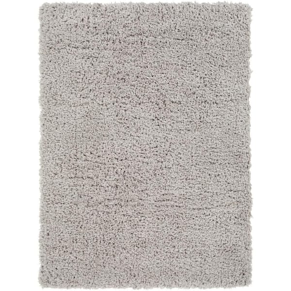 Marne Medium Grey Solid 8 ft. x 8 ft. Indoor Square Rug