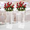 YIYIBYUS 9.8 in. W x 31 in. H Floorstanding Flower Stand Plastic Acrylic  Flower Stand for Wedding Party Decor HG-ZJ-4871 - The Home Depot