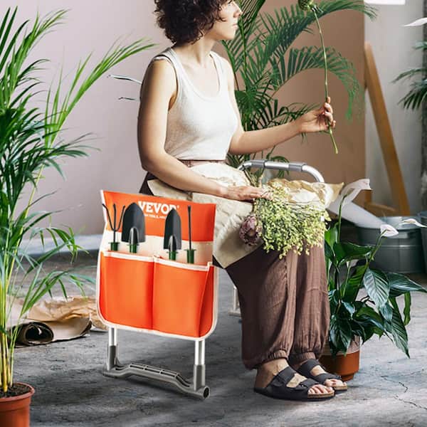 VEVOR Folding Garden Kneeler and Seat, 330 lbs. Load