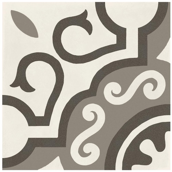 Marazzi D_Segni Parisian Sand Blend 4 in. x 4 in. Glazed Porcelain Floor and Wall Sample Tile