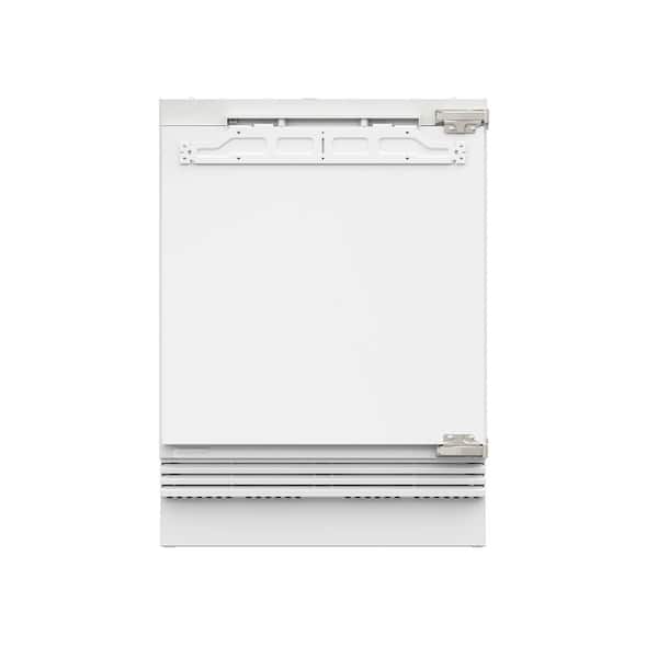 Ca'Lefort 24 in. 4.77 cu. ft. Built-in Panel Ready Freezerless Refrigerator Counter Depth in White w/ 4 Glass Shelves Frost Free