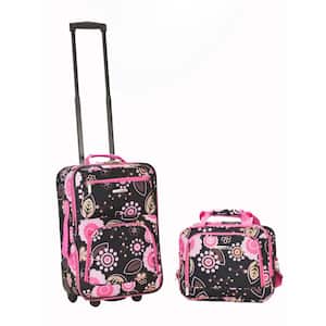 Fashion Expandable 2-Piece Carry On Softside Luggage Set, Pucci