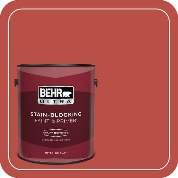 BEHR ULTRA 1 gal. #T14-20 Amaryllis Extra Durable Flat Interior Paint & Primer