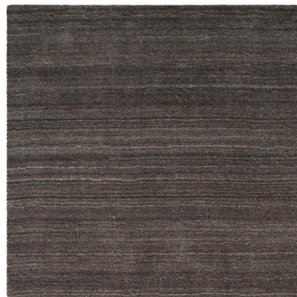 Hand-Knotted Artisan Gray Wool 5' x 8' Area Rug