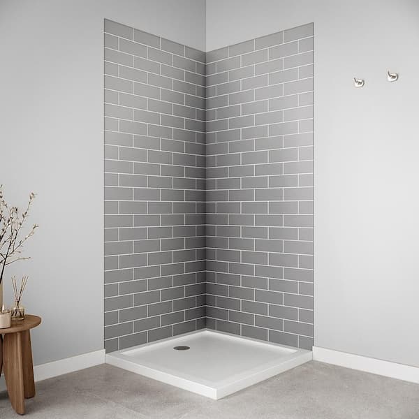 Streamline DSH-1520-160 38 in. L x 38 in. W. x. 76 in. H 2-Piece