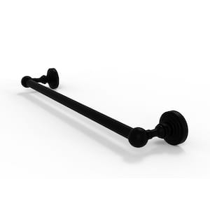 Waverly Place Collection 24 in. Towel Bar in Matte Black