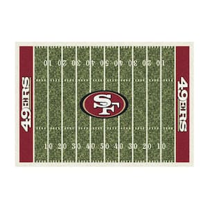 TrafficMaster NFL 49ers / Raiders Red House Divided 3 ft. x 4 ft. Area Rug  15559 - The Home Depot