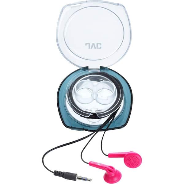 JVC In-Ear Headphones with Case - Pink-DISCONTINUED