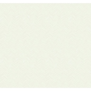 Seabrook Designs Puff Damask Metallic Silver and Tan Paper Strippable ...