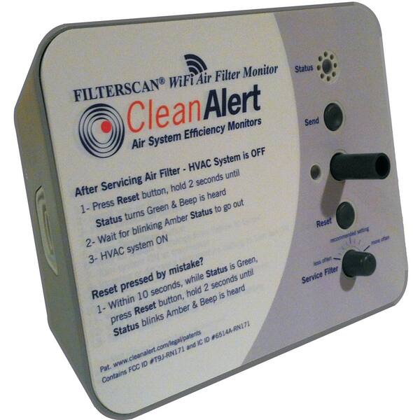 FILTERSCAN Smart Air Filter Monitor, 24-Volt AC/DC Powered