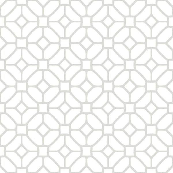 Take Home Sample Lattice White 6 in. W x 6 in. L Residential Vinyl Tile Flooring