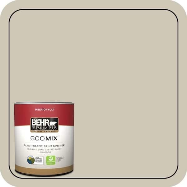 1 qt. #PPU8-16 Coliseum Marble Flat EcoMix Plant-Based Interior Paint & Primer