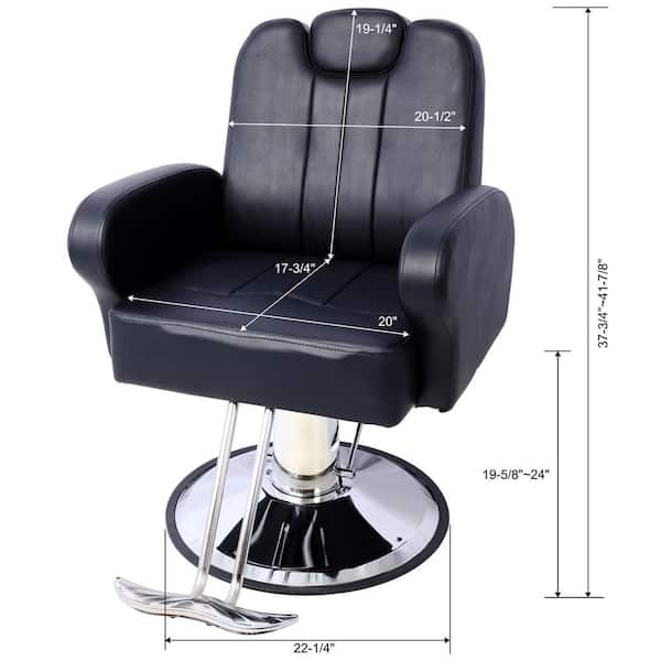 Ten　理容椅子　barber chair CSC DECOR INC Artist hand Hair Stylist PU Leather Seat Reclining