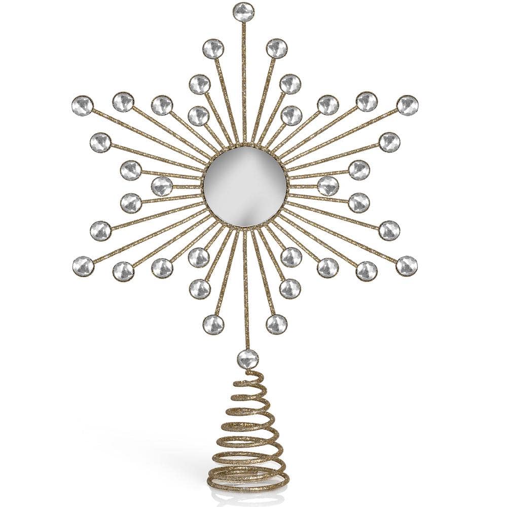 Holiday Heart Opulence in Silver: Exquisite Sparkling Christmas Tree Topper  in Various Mesmerizing Shapes, Captivating silver designs, Luster  celebration styles, Majestic star gleam flair