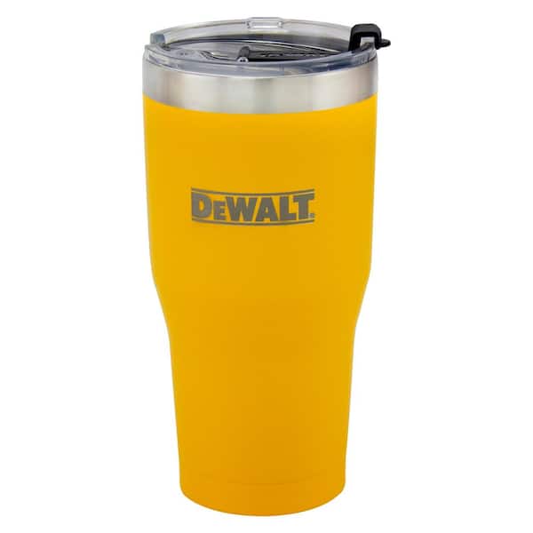 30 oz Yellow Powder Coated Industrial Drinkware, Stainless steel