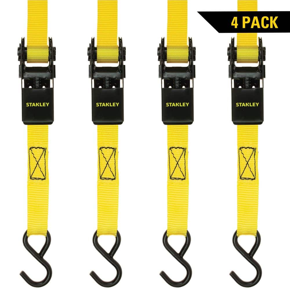 1 in. x 10 ft./ 900 lbs. Break Strength Ratchet Straps (4-Pack) price history on PriceWatchPro