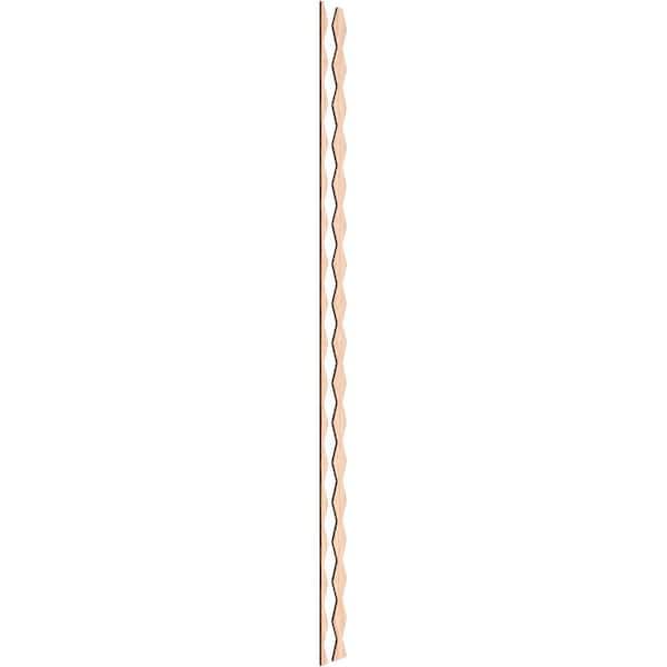 Ekena Millwork Cimarron 94 in. H x 0.375 in. W Slatwall Panels in Red Oak 24-Pack