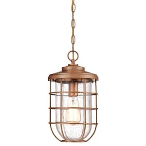 Ferry 1-Light Washed Copper Outdoor Hanging Pendant